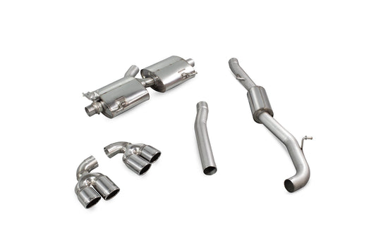 Scorpion SAU045 Audi S1 2.0 TFSi Quattro Resonated Cat-Back System With Electronic Valves  | ML Performance US US