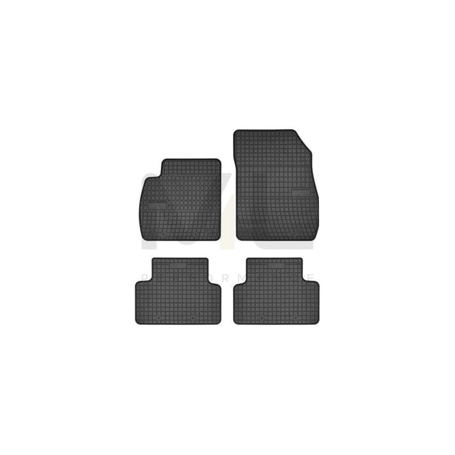 FROGUM Tailored 0701 Floor mat set for OPEL Zafira C Tourer (P12) Elastomer, Front and Rear, Quantity: 4, Black, (LHD)