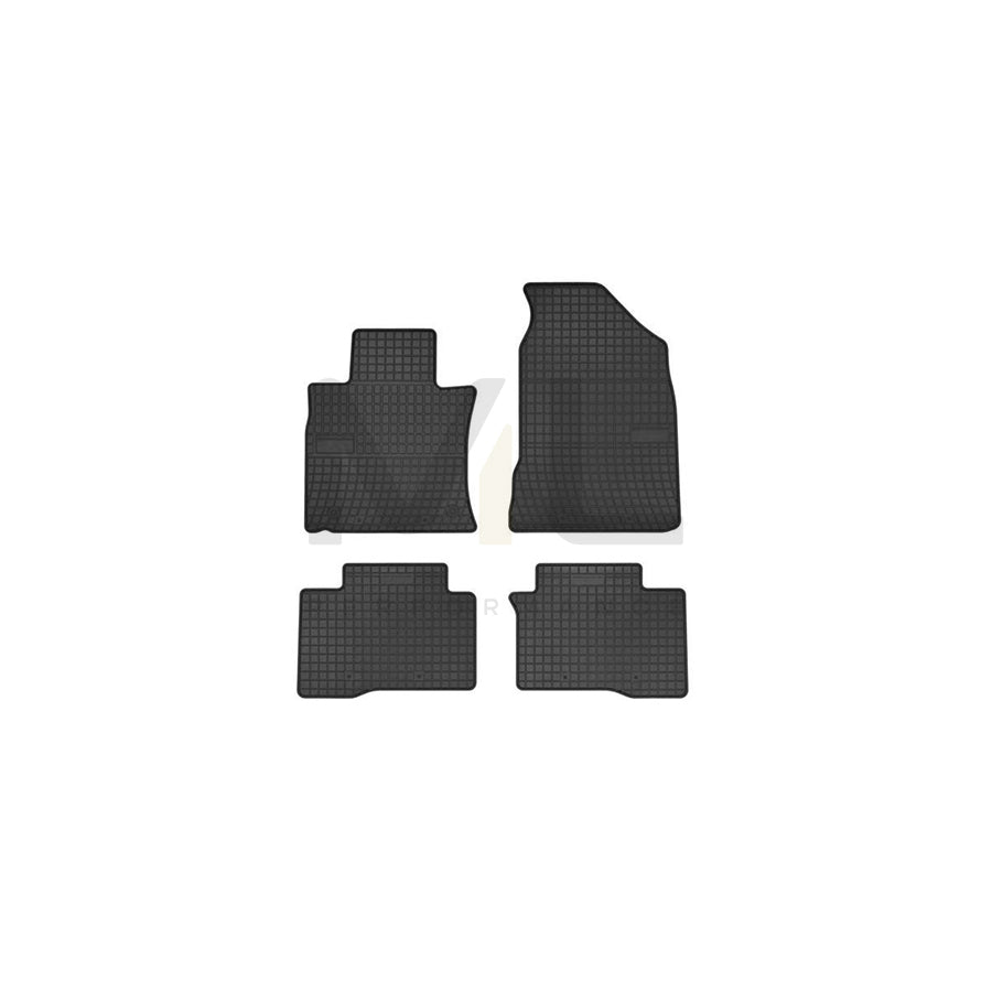 FROGUM Tailored 547617 Floor mat set for SSANGYONG Tivoli Off-Road Elastomer, Front and Rear, Quantity: 4, Black, (LHD)
