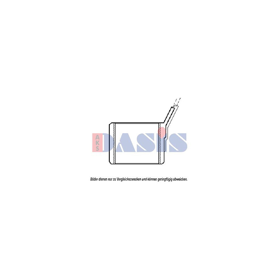 AKS Dasis 159008N Heater Matrix