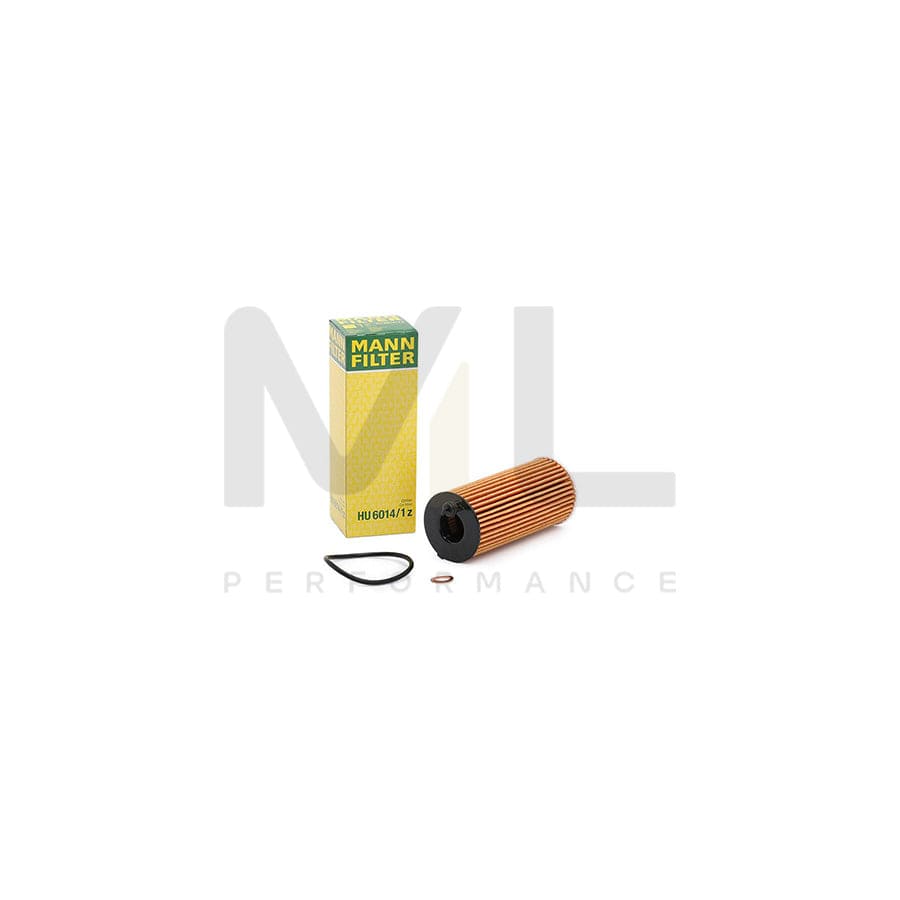 MANN-FILTER HU 6014/1 z Oil Filter with seal, Filter Insert