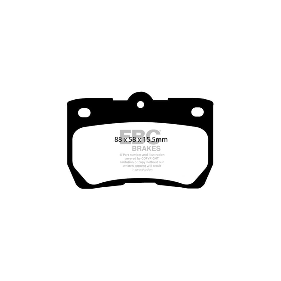 EBC PDKR514 Lexus Ultimax Rear Brake Pad & Plain Disc Kit 2 | ML Performance US Car Parts