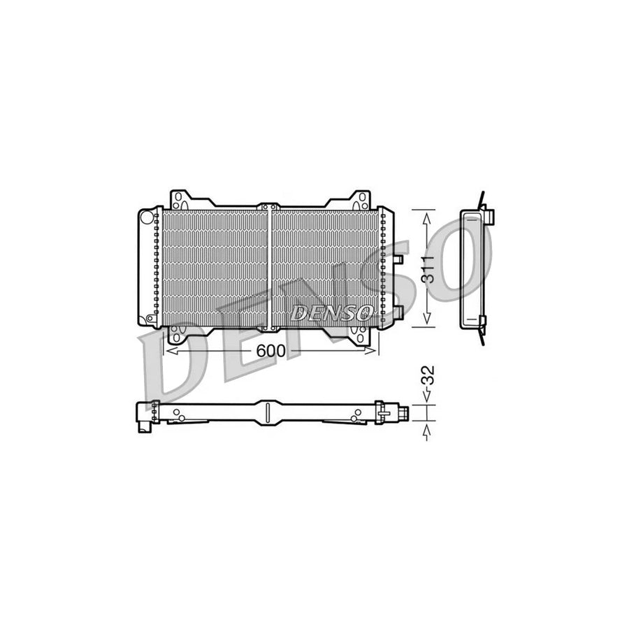 DENSO DRM10012 Engine Radiator
