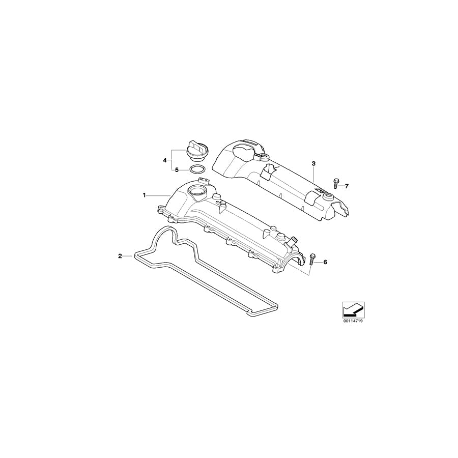 Genuine BMW 11127790938 R50 Cap For Oil Filler (Inc. One D) | ML Performance US Car Parts