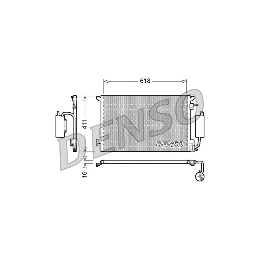 DENSO DCN20035 Air Conditioning Condenser