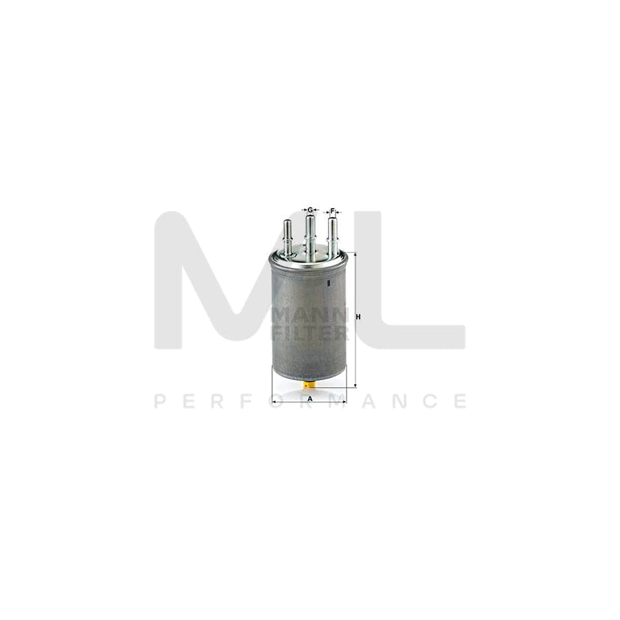MANN-FILTER WK 829/7 Fuel filter In-Line Filter