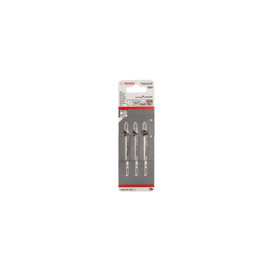 Bosch BSHT101AOF T 101 AOF Jigsaw Blades 1 x Pack of 3 Laminate | ML Performance US