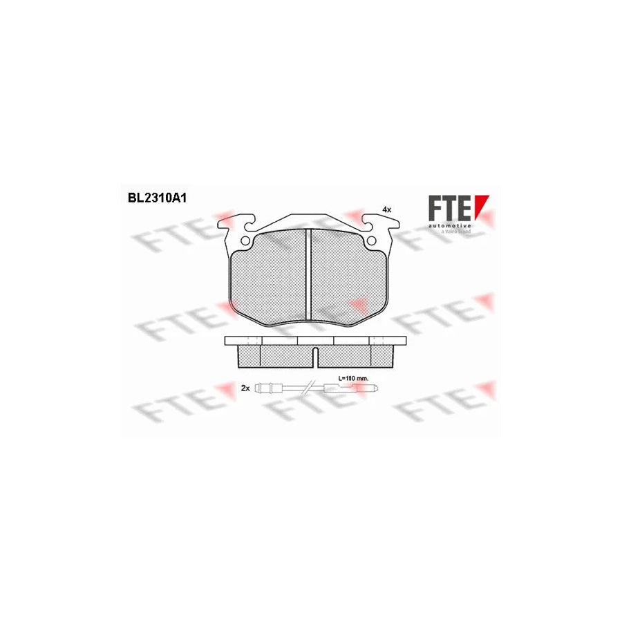 FTE Bl2310A1 Brake Pad Set