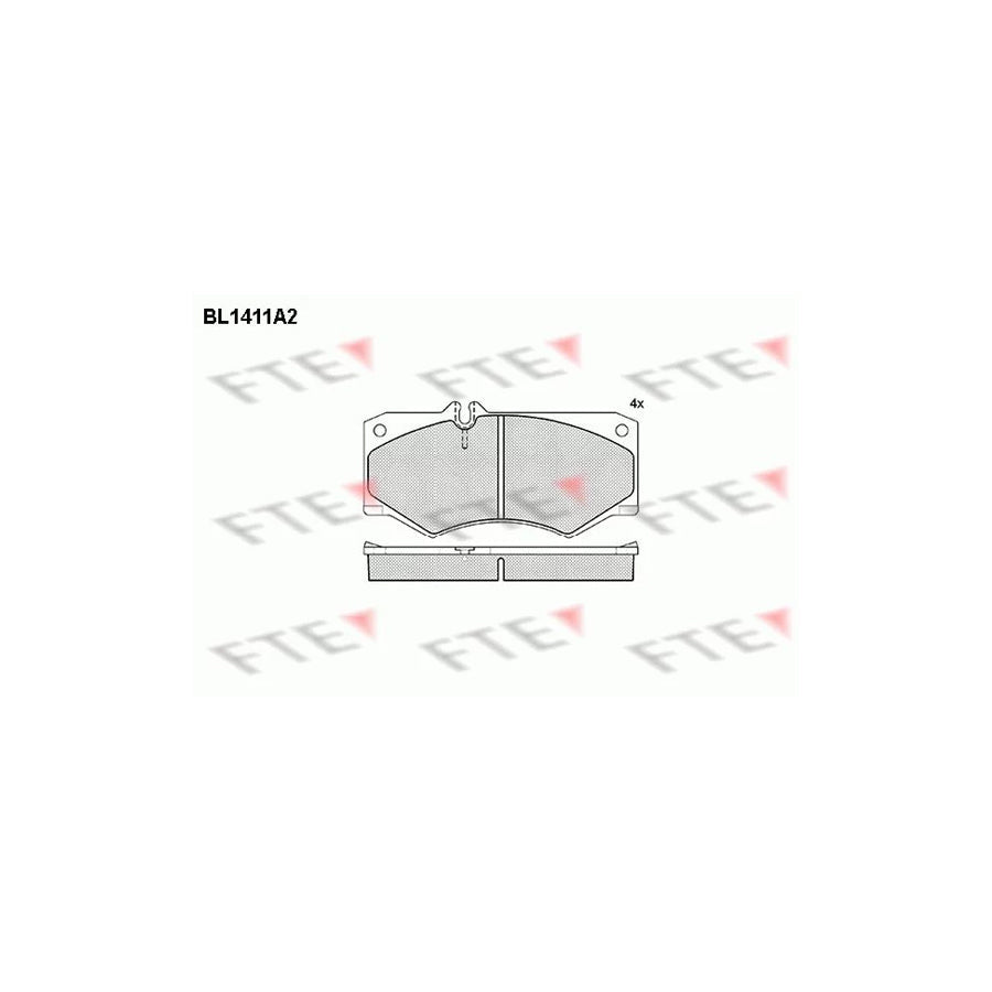 FTE Bl1411A2 Brake Pad Set