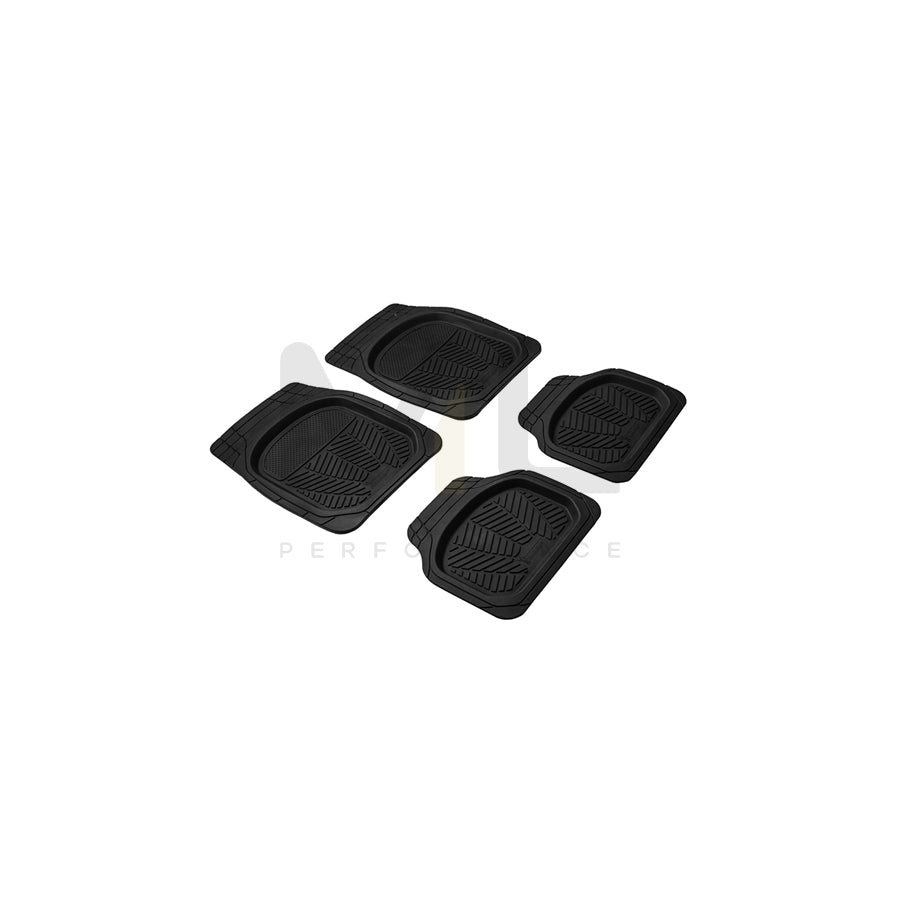 Michelin Universal fit 009083 Floor mat set Elastomer, Front and Rear, Quantity: 4, Black