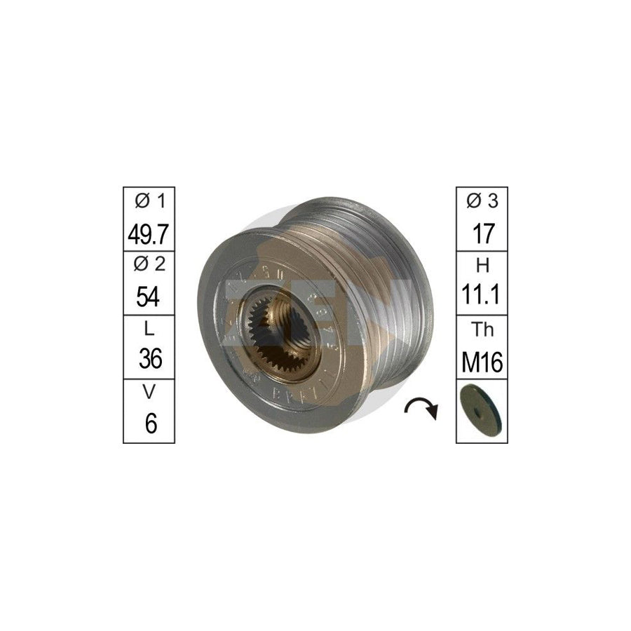 Era ZN5463 Alternator Freewheel Clutch