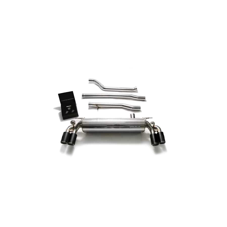 Armytrix BMG33-QC11 Valvetronic Exhaust System BMW 520i | 530i G3X 2017-2020 with Quad Carbon Fiber 3.5"