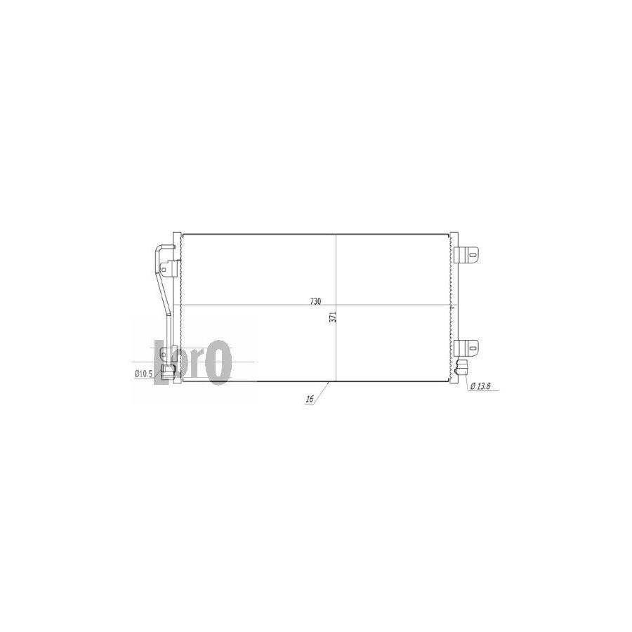 Abakus 0350160035 Air Conditioning Condenser