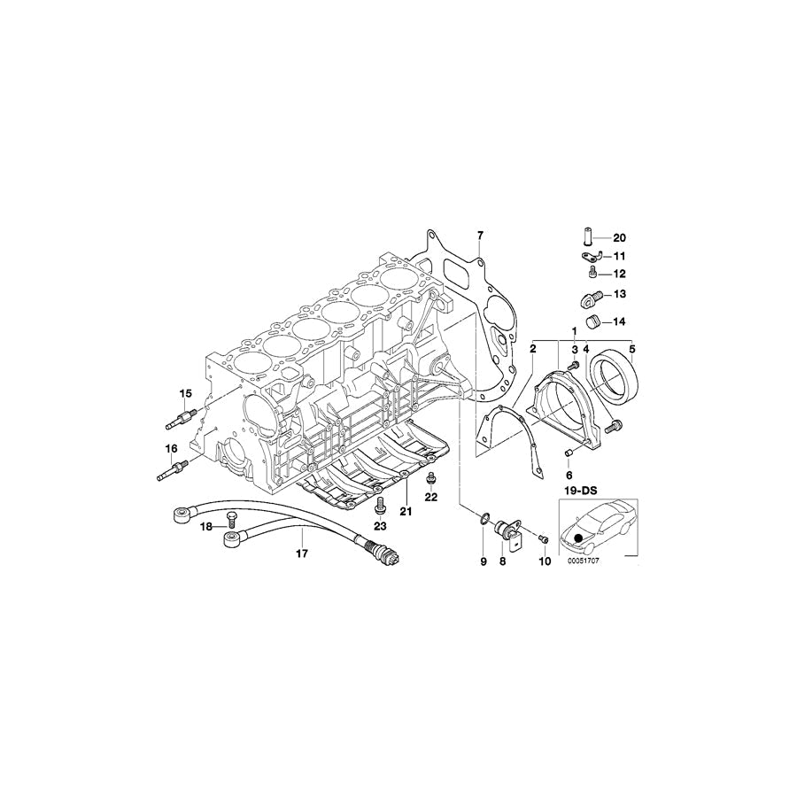 Genuine BMW 11110150905 E46 Gasket Set Engine Block Asbesto Free (Inc. 325Ci & 325i) | ML Performance US Car Parts
