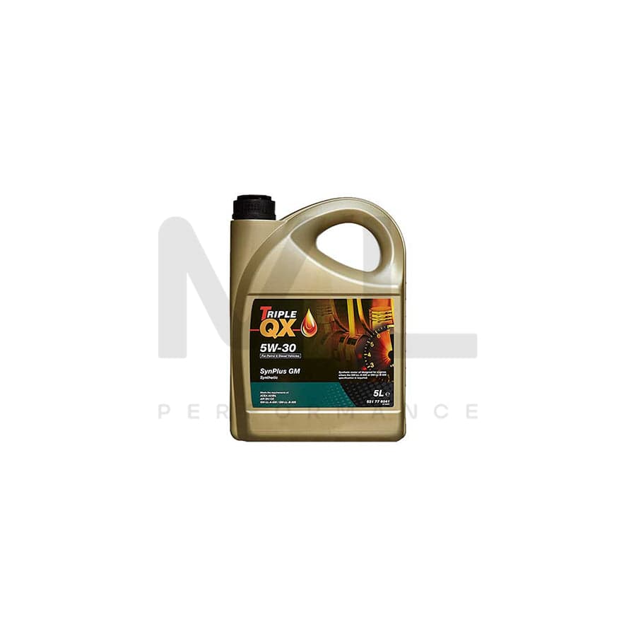TRIPLE QX SynPlus 5W-30 Engine Oil GM not Low SAPS -5Ltr