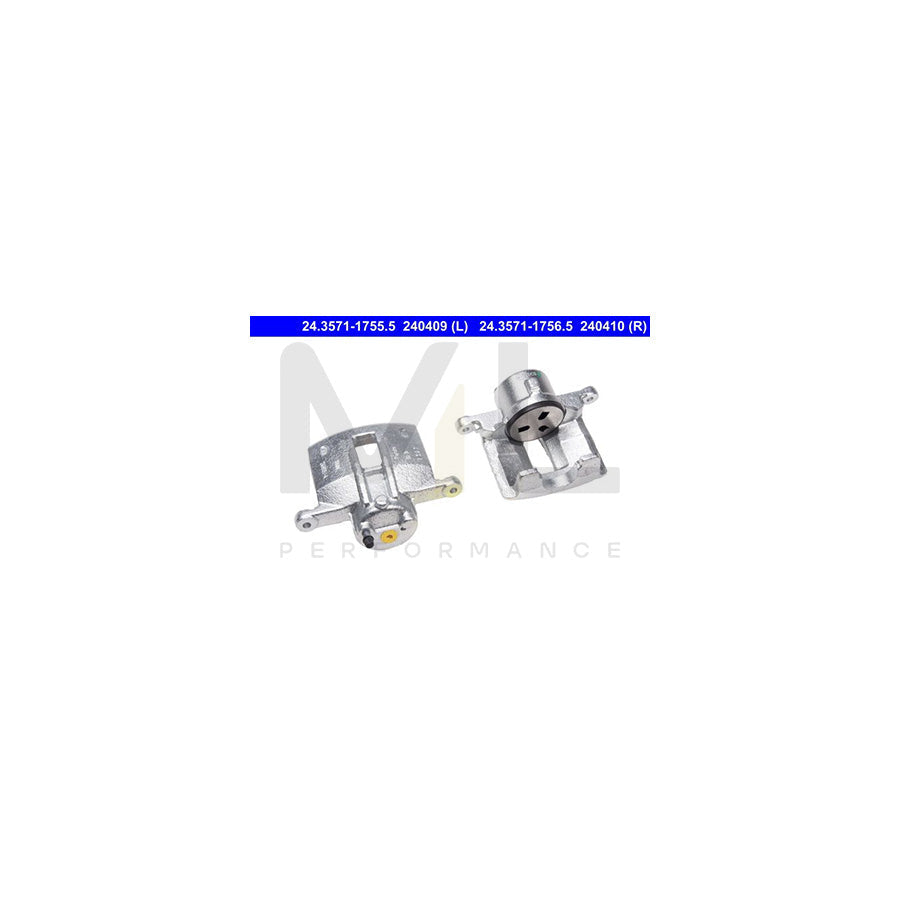 ATE 24.3571-1755.5 Brake Caliper for TOYOTA COROLLA without holder