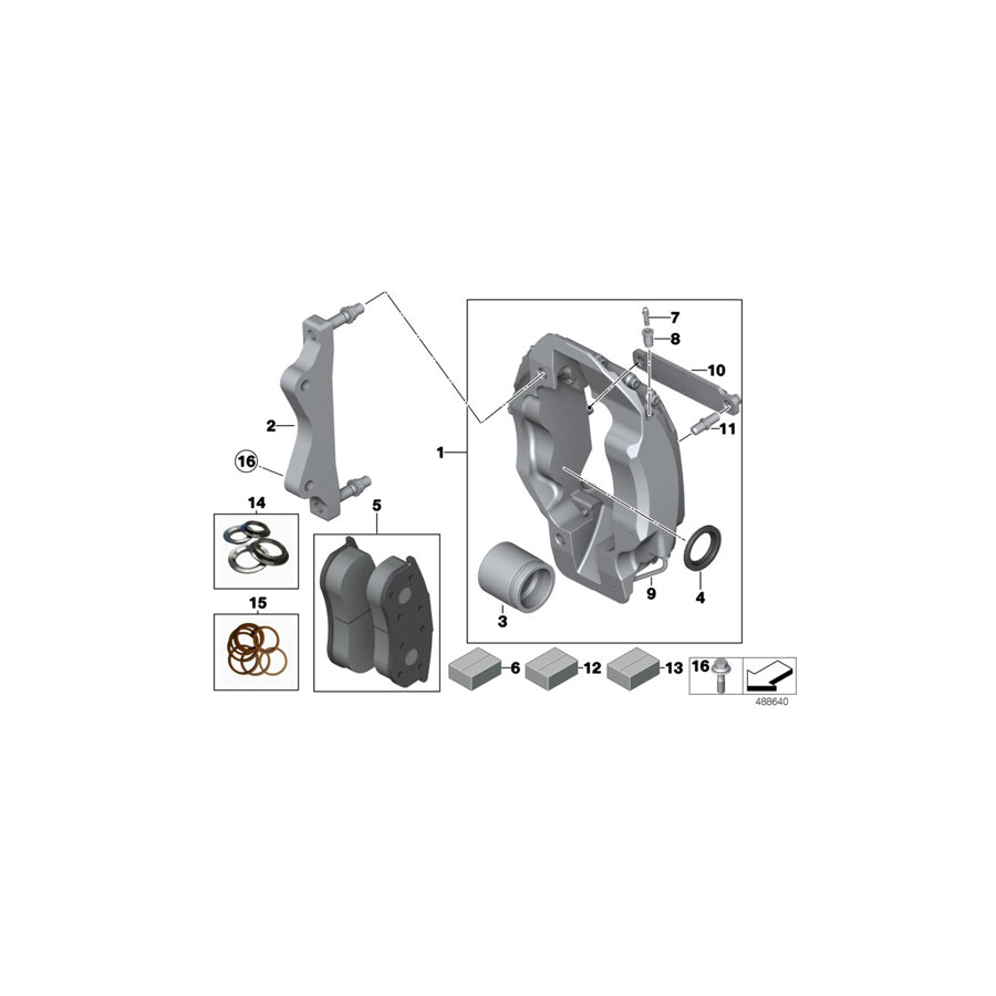 Genuine BMW 34108416735 Ventilation PFC (Inc. M235i Racing) | ML Performance US Car Parts