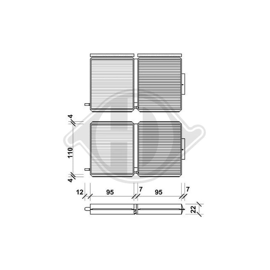 DIEDERICHS DCI0811S Pollen Filter