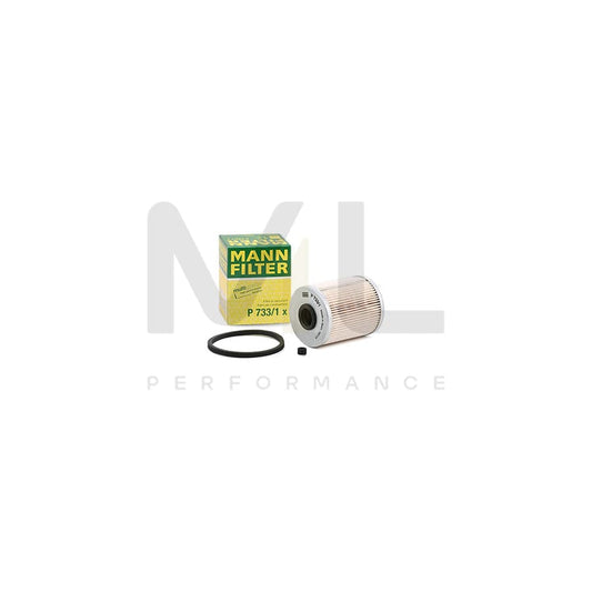 MANN-FILTER P 733/1 x Fuel filter with seal