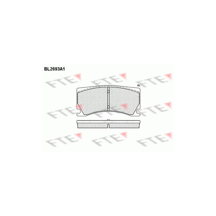 FTE 9010922 Brake Pad Set