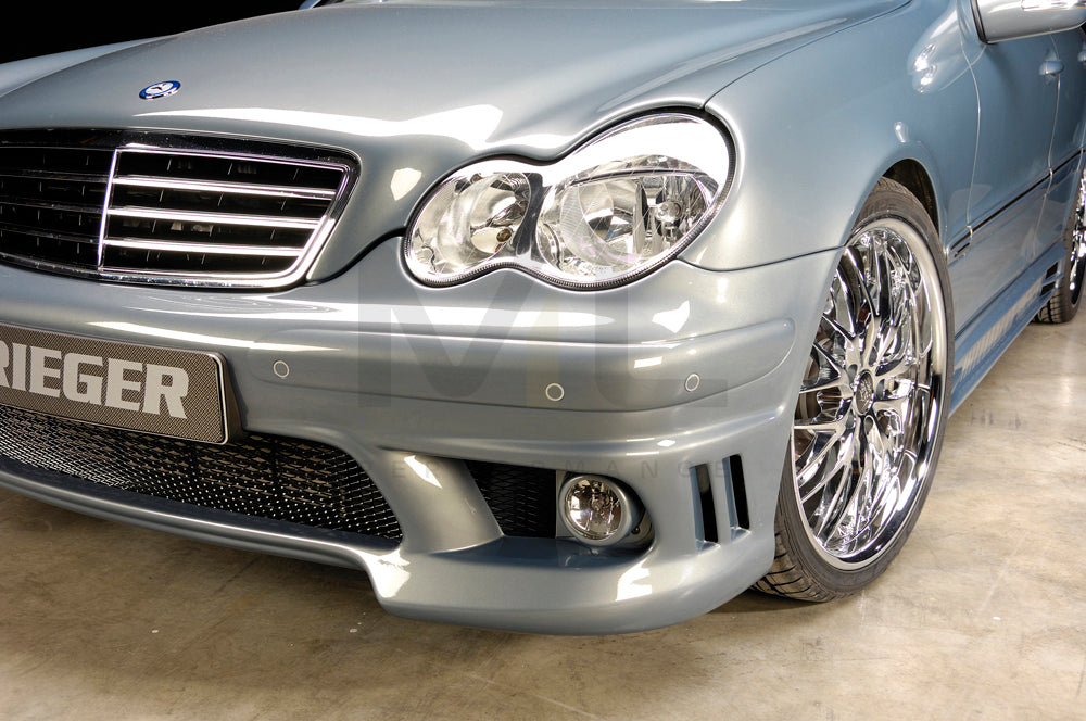 Rieger 00025202 Mercedes-Benz W203 C-Class Front Bumper 6 | ML Performance UK Car Parts