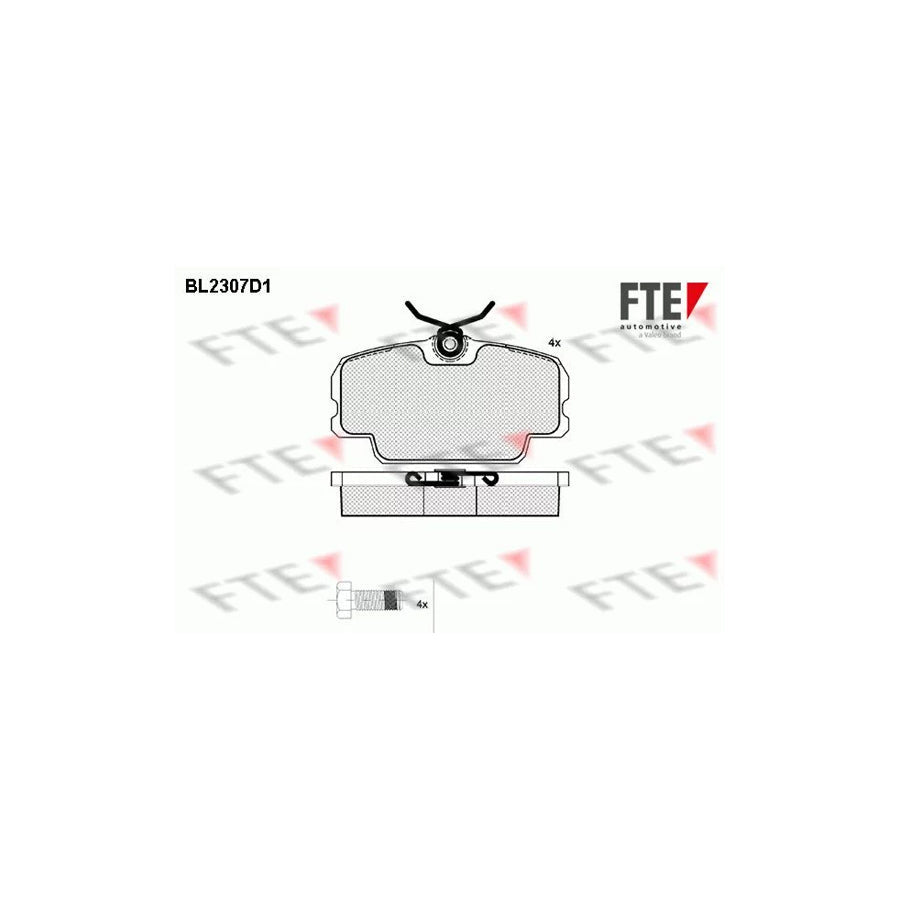 FTE Bl2307D1 Brake Pad Set