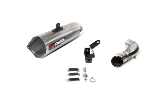 Scorpion RYA101TEO Yamaha Serket Taper Slip-On - Titanium Sleeve (Tracer 900 / Tracer 900 GT) | ML Performance US US