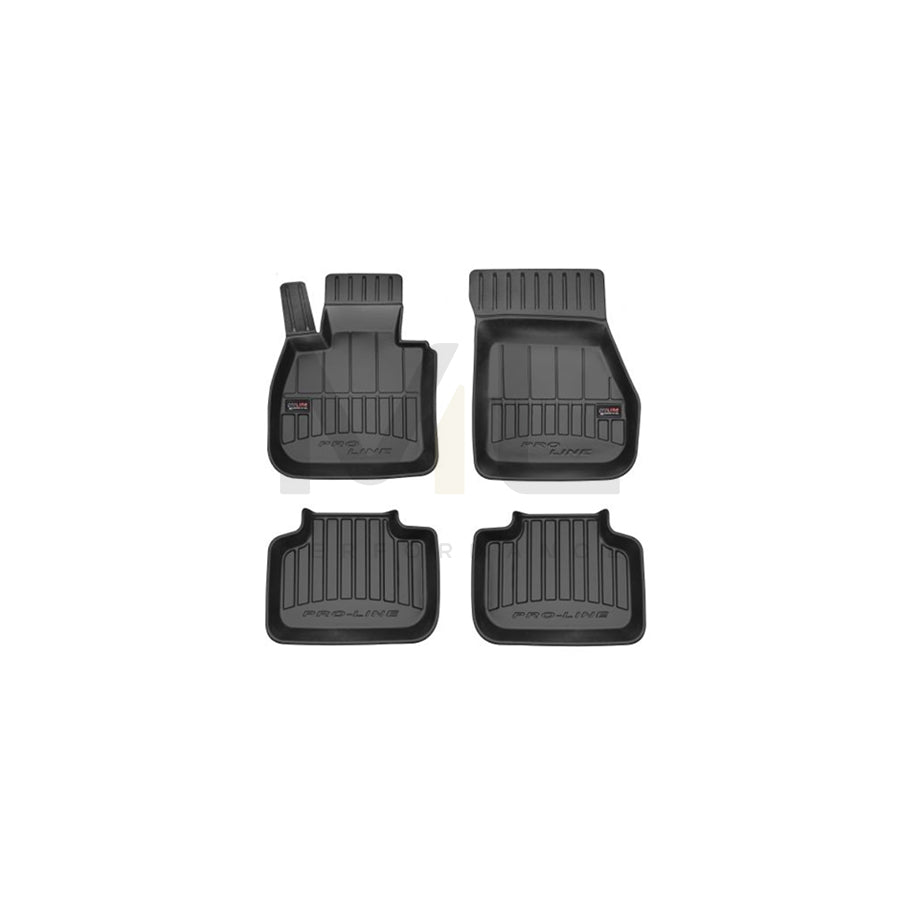FROGUM 3D407756 Floor mat set Elastomer, Front and Rear, Quantity: 4, Black