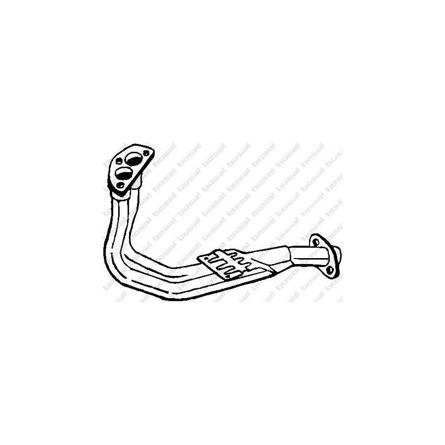 Bosal 787-453 Exhaust Pipe for Mazda 626