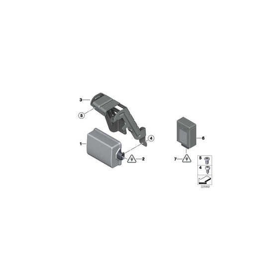 Genuine BMW 66316793927 E70 E71 Control Unit (Inc. X6 50iX, X6 40iX & X6 M) | ML Performance US
