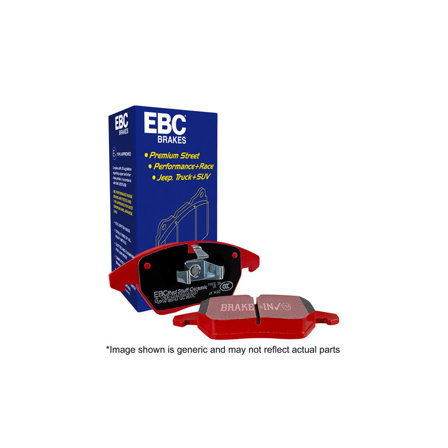 EBC DP3753C BMW Ford Panther Redstuff Front Brake Pads - ATE/Girling/TRW Caliper 1 | ML Performance US Car Parts