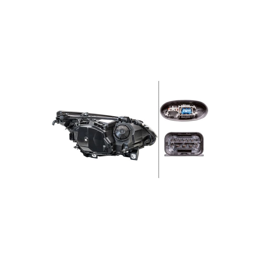 Hella 1LL 164 909-001 Headlight For BMW 5 Series