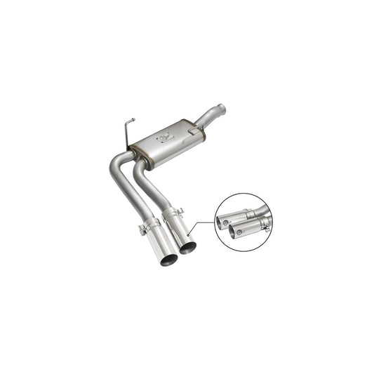  aFe 49-44070-P Cat-Back Exhaust System GM Silverado/Sierra 1500 09-18 / Silverado LD/Sierra Limited 2019 V6-4.3/V8-4.8/5.3L  | ML Performance US Car Parts
