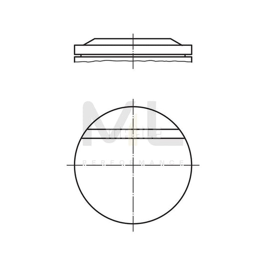 MAHLE ORIGINAL 002 72 00 Piston 95,5 mm | ML Performance Car Parts