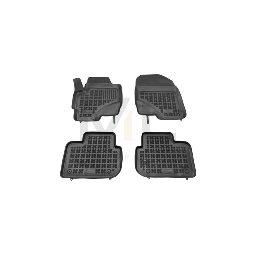REZAW PLAST 202301 Floor mat set for MITSUBISHI Colt VI (Z30) Elastomer, Front and Rear, Black