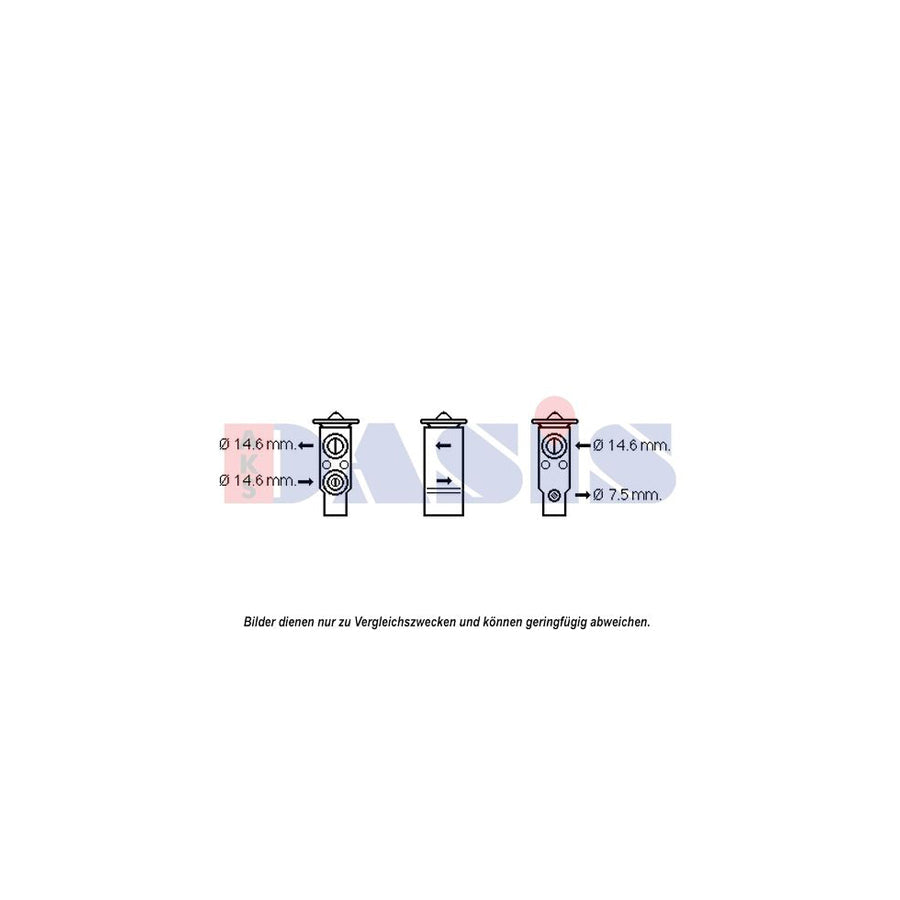AKS Dasis 840199N AC Expansion Valve for KIA Shuma