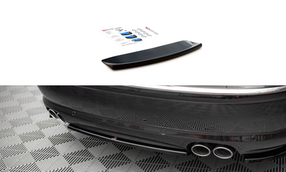 Maxton Design AU-S8-D3F-RD1T Central Rear Splitter Audi S8 D3 | ML Performance UK Car Parts