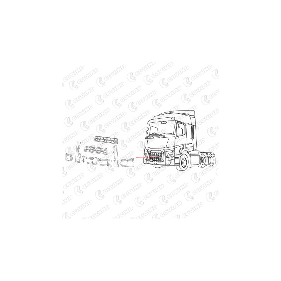 Covind Rrt/150 Bumper Grill