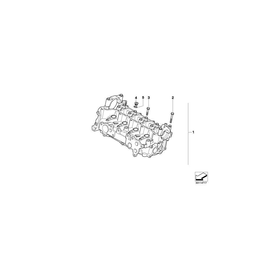 Genuine BMW 11127790946 R50 Cylinder Head (Inc. One D) | ML Performance US Car Parts