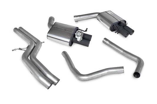 Scorpion SAUS087 Audi Non-Resonated Half System (RS6 Avant C7 / RSC7 C7) | ML Performance US US