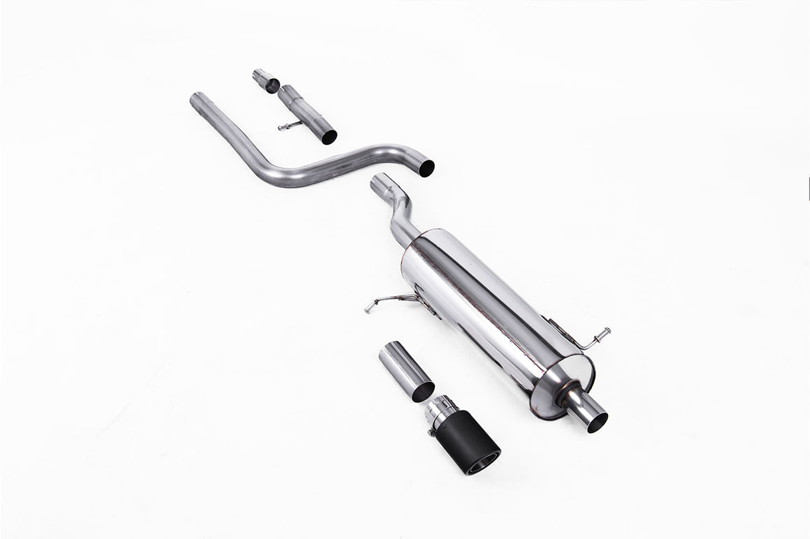 MillTek SSXFD396 Ford Fiesta GPF/OPF Back Resonated with Carbon JET-90 Trim