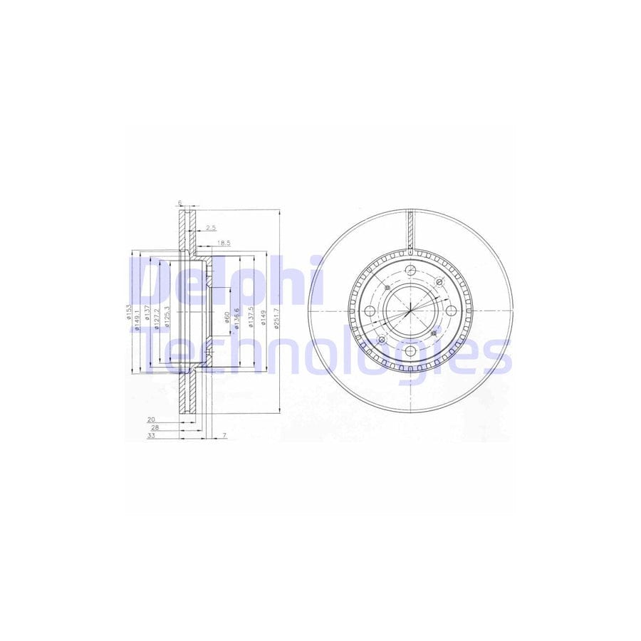 Delphi Bg4049C Brake Disc