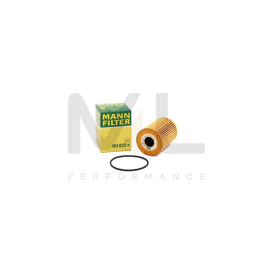 MANN-FILTER HU 825 x Oil Filter with seal, Filter Insert