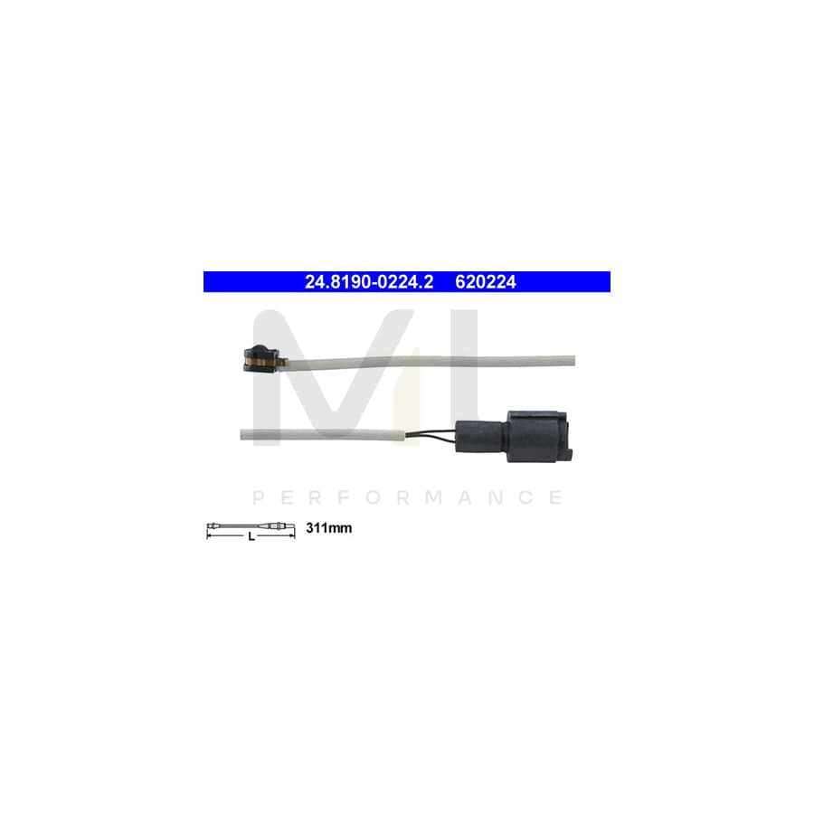 ATE 24.8190-0224.2 Brake pad wear sensor for BMW 5 Series