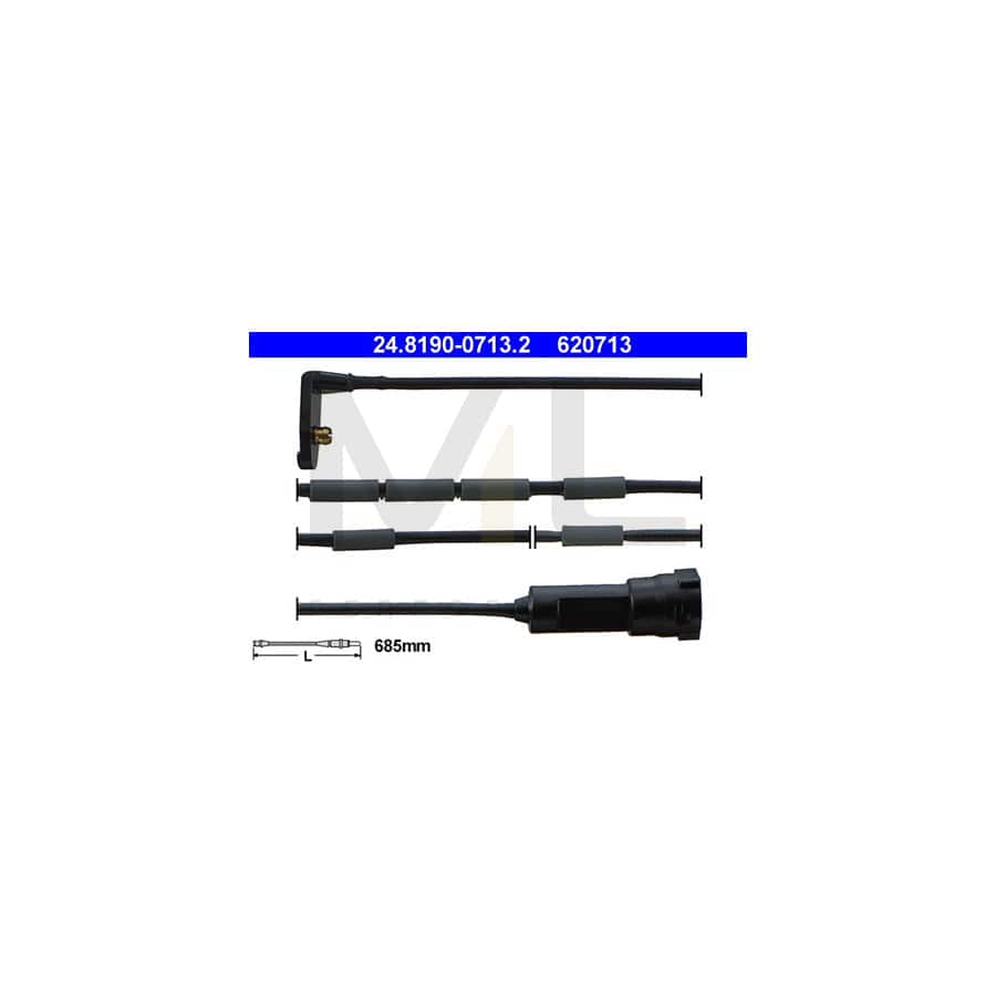 ATE 24.8190-0713.2 Brake pad wear sensor