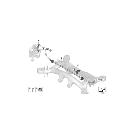 Genuine BMW 33506881582 G29 Stabilizer, Rear (Inc. Z4 M40i) | ML Performance US