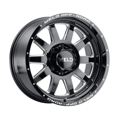 Weld W10202017475 Stealth W102 Wheel 20x12 8x170 ET-44 BS4.75 Gloss Black MIL