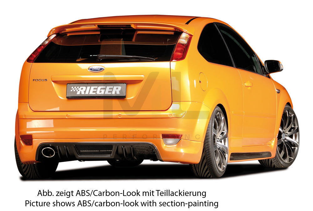 Rieger 00034137 Ford Focus 2 Rear Diffuser 2 | ML Performance UK Car Parts