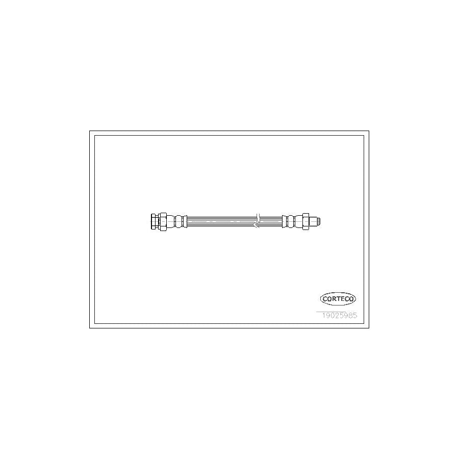 Corteco 19025985 Brake Hose