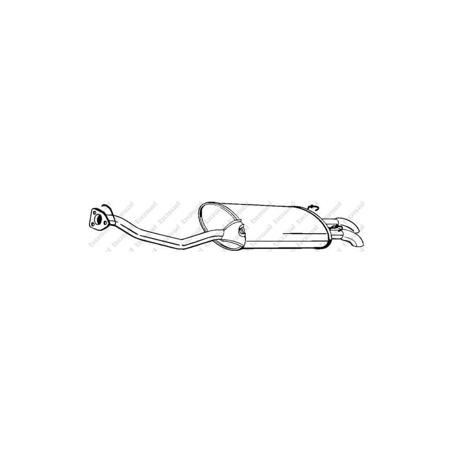 Bosal 279-801 Rear Silencer for Rover 600 (Rh)